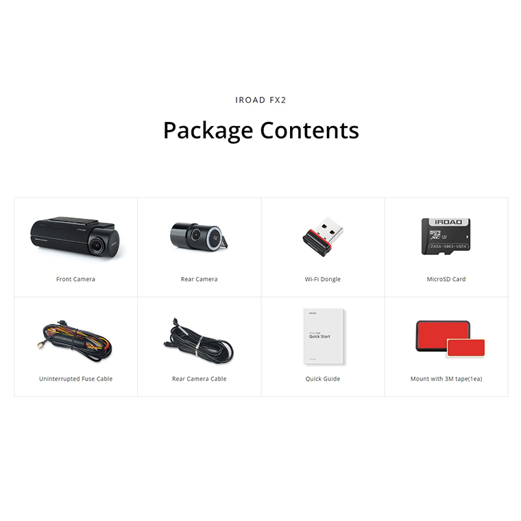 IROAD FX2行車紀錄儀 全高清前後鏡1080P 圖 4