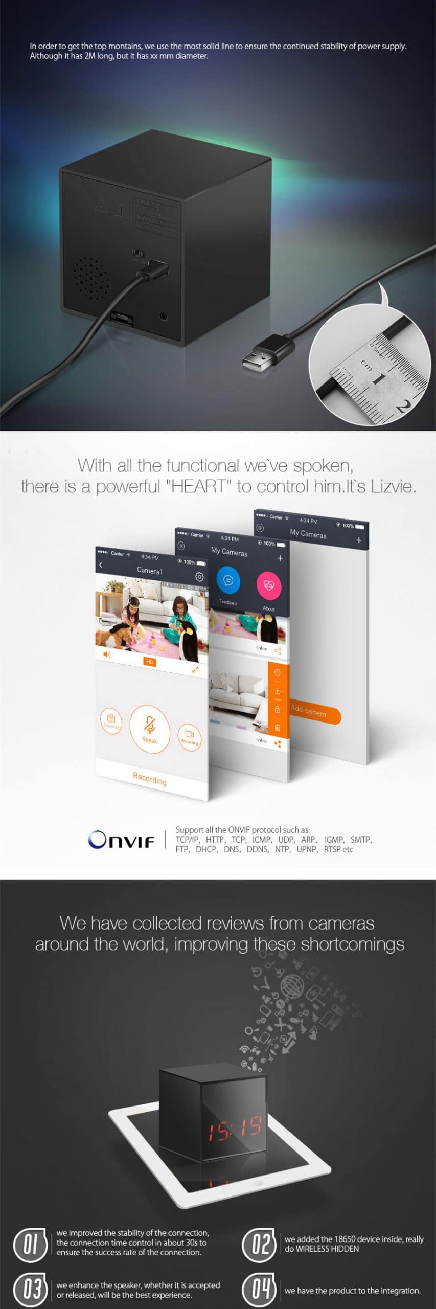 多功能喇叭時鐘攝影機 圖 10