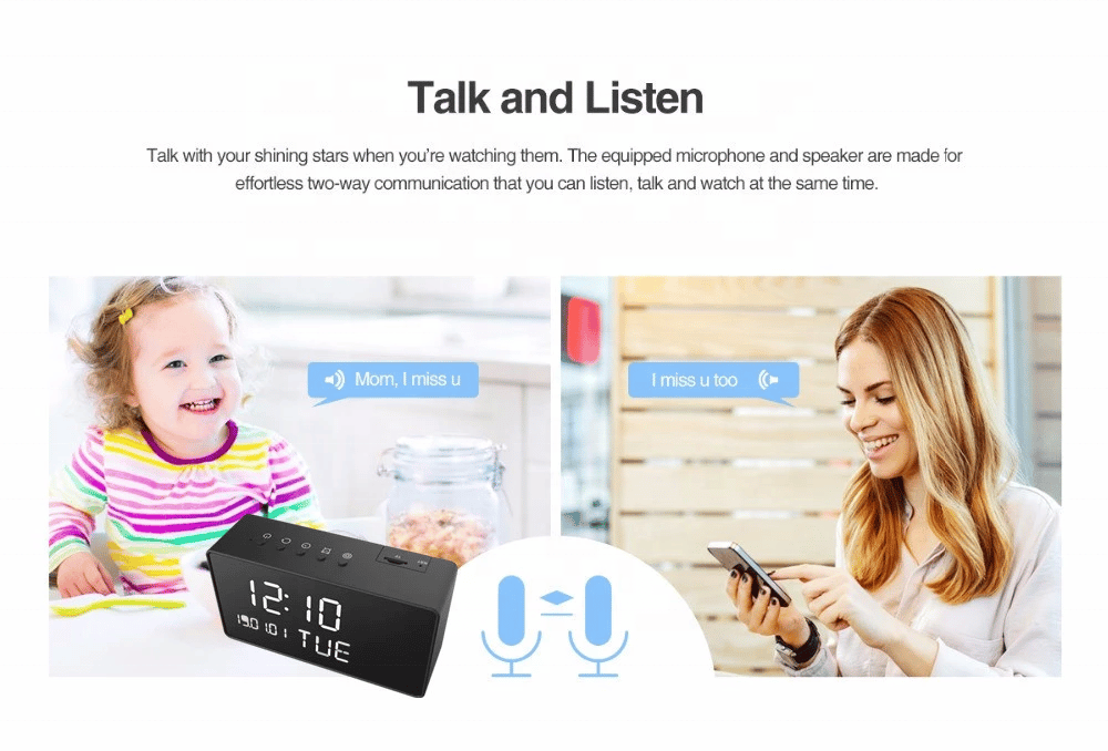 Z12電子鐘針孔攝影機 圖 2