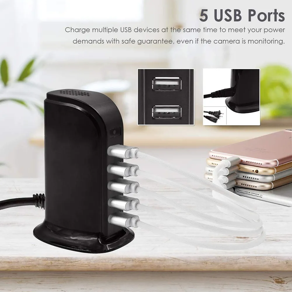 5 PORT USB 充電插座攝影機 圖 2