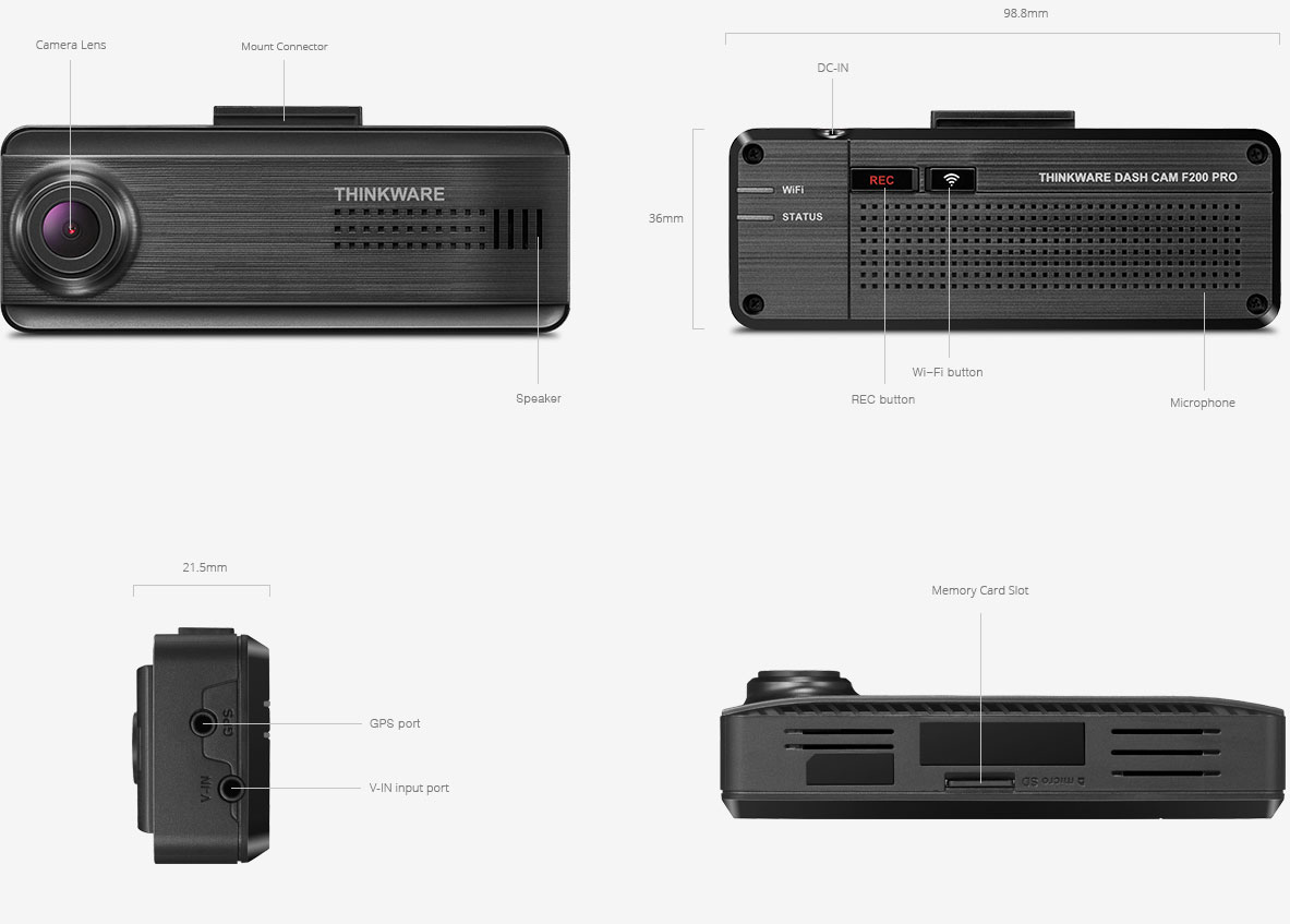 Thinkware Q200 2K QHD 雙鏡頭行車記錄儀 圖 8