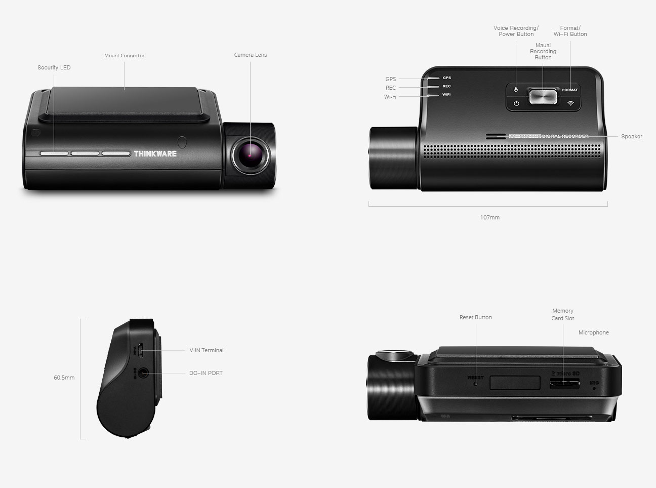 Thinkware Q850 2K QHD 雙鏡頭行車記錄儀 圖 8